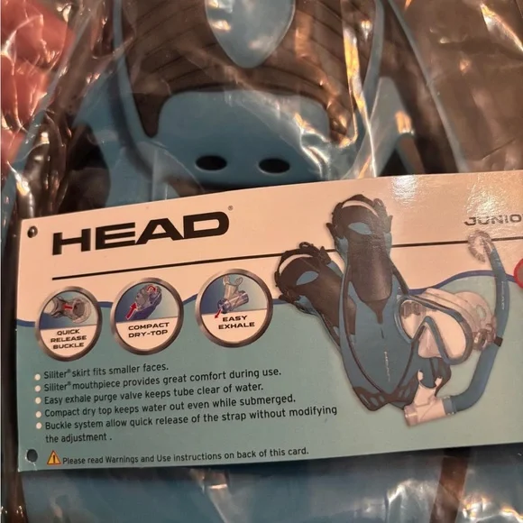 HEAD Snorkeling Set with Backpack - Picture 5 of 7